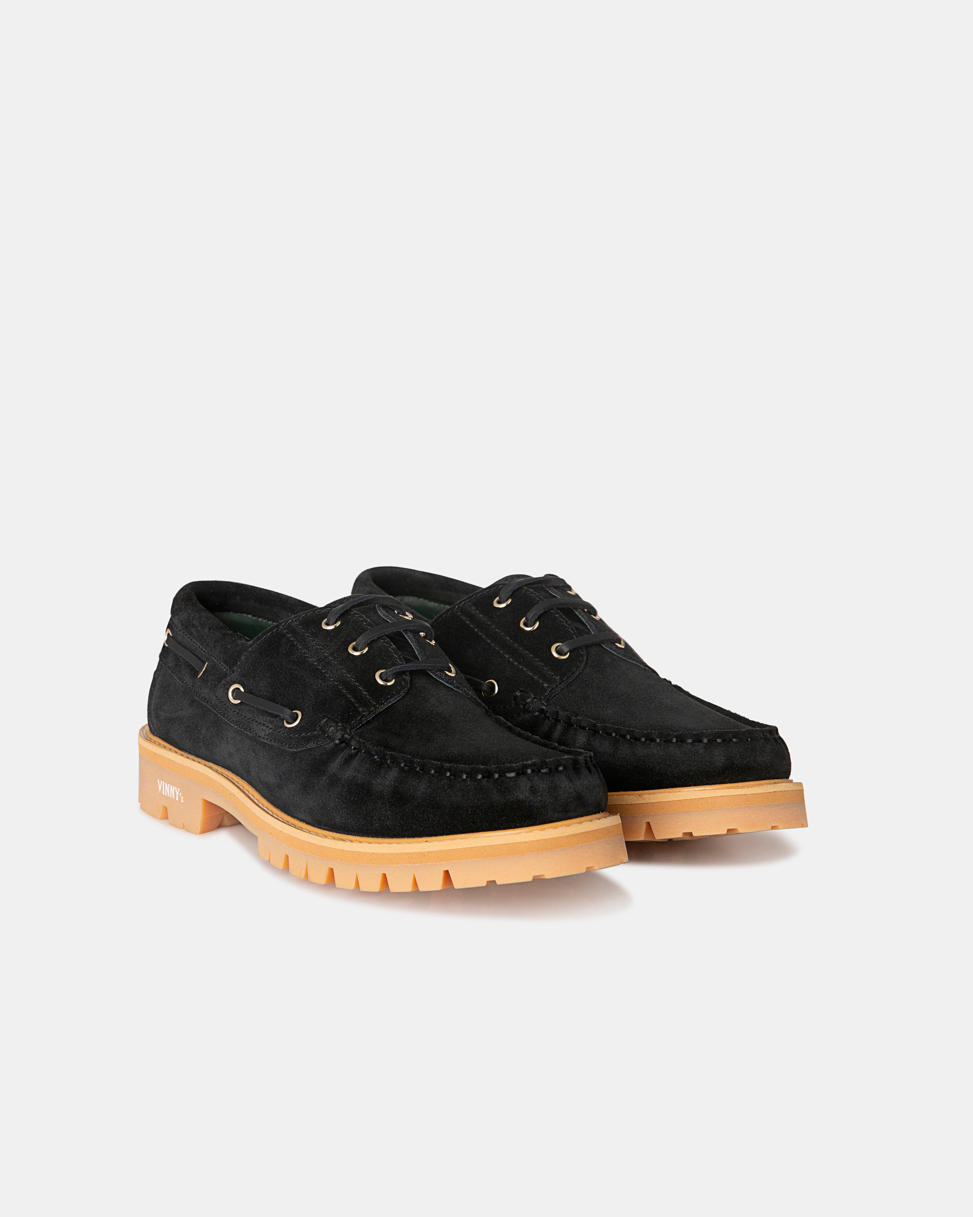 Women's aztec in Black/Natural suede