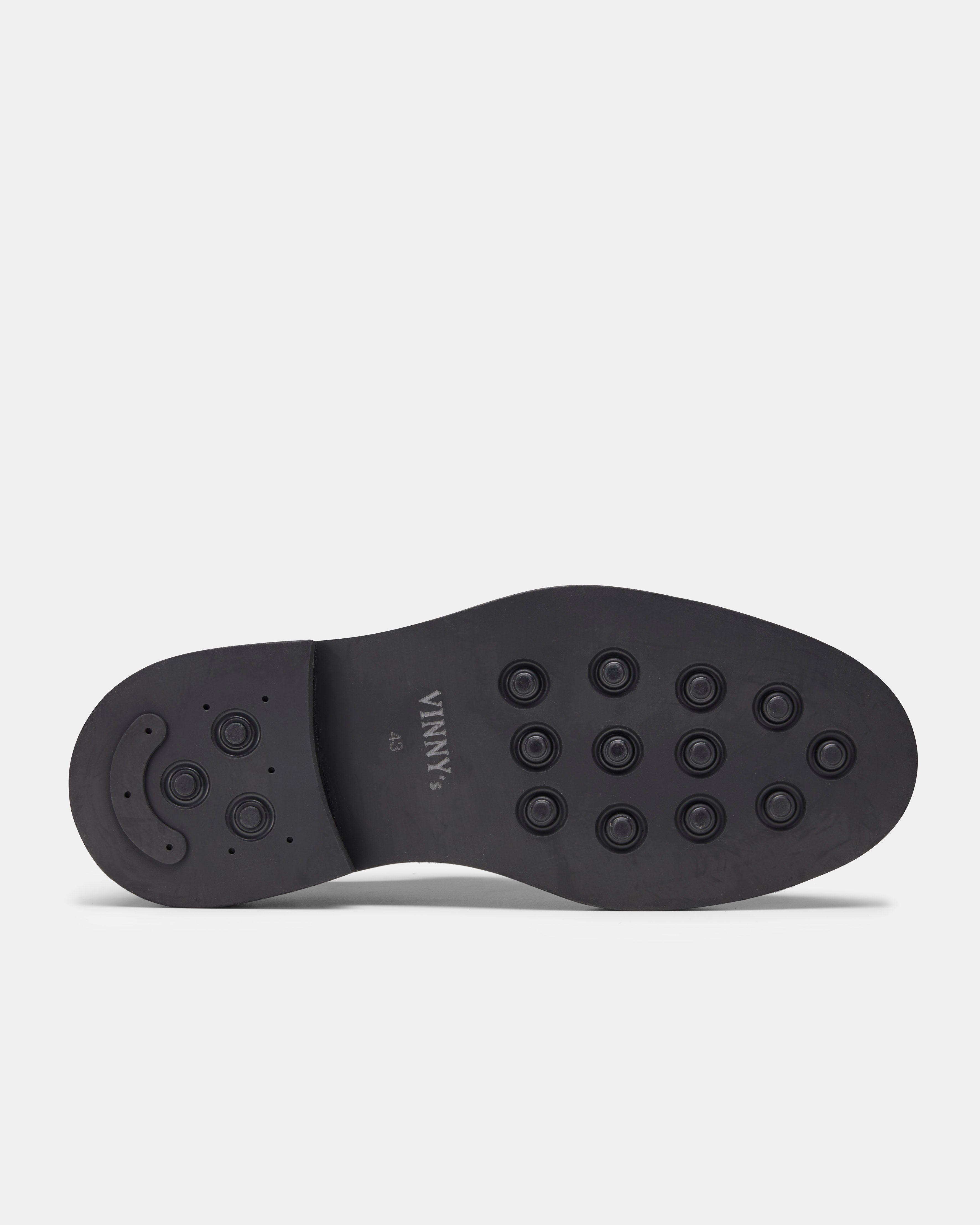 officer brogue in black underneath