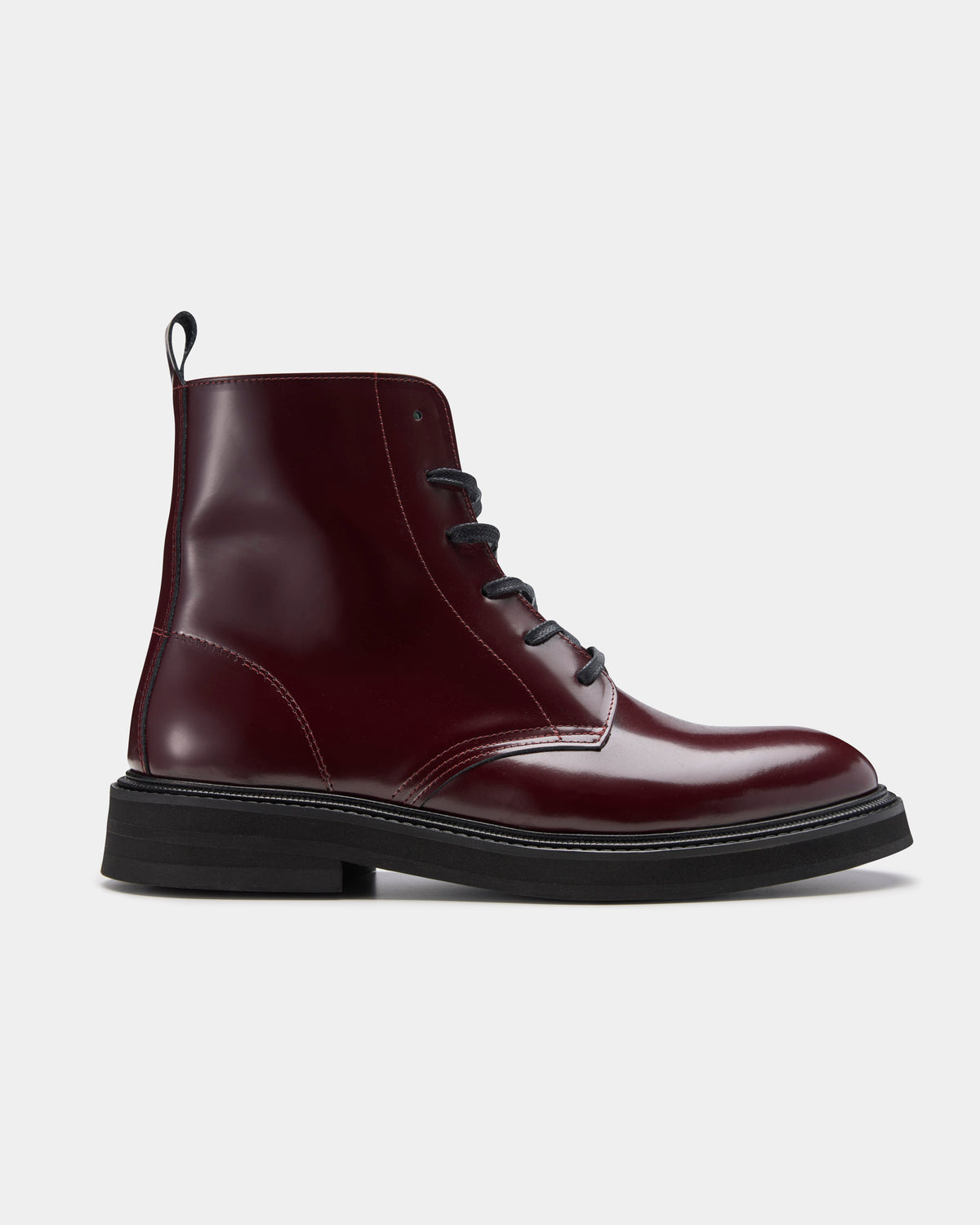 MASTROIANNI DRESS BOOTS, BRAND NEW, BURGENDY Burgundy Rub-Off 8 Eye Derby Boot & Boot Kiltie – NPS  main image 3