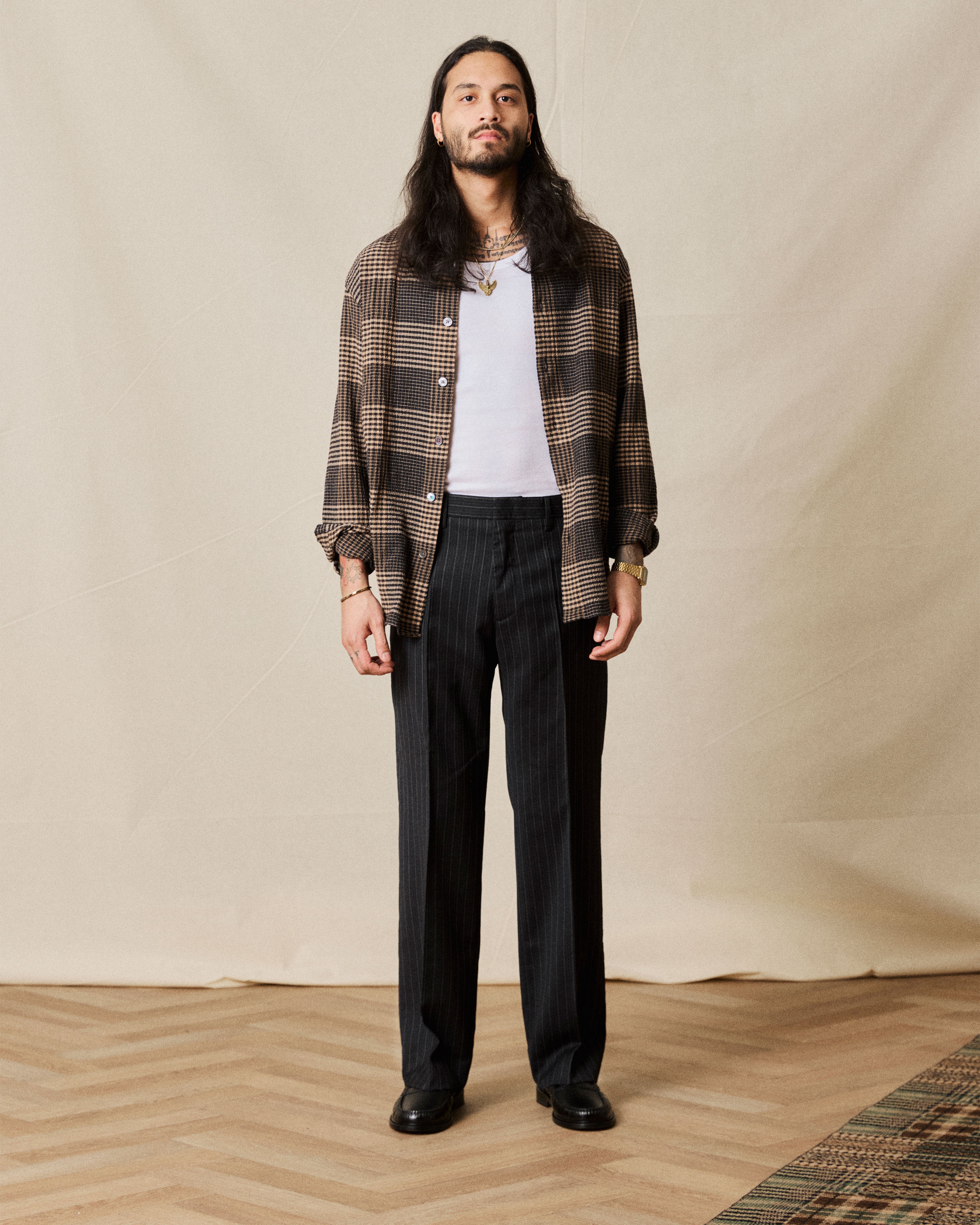 yardee loafer j.press collaboration on model