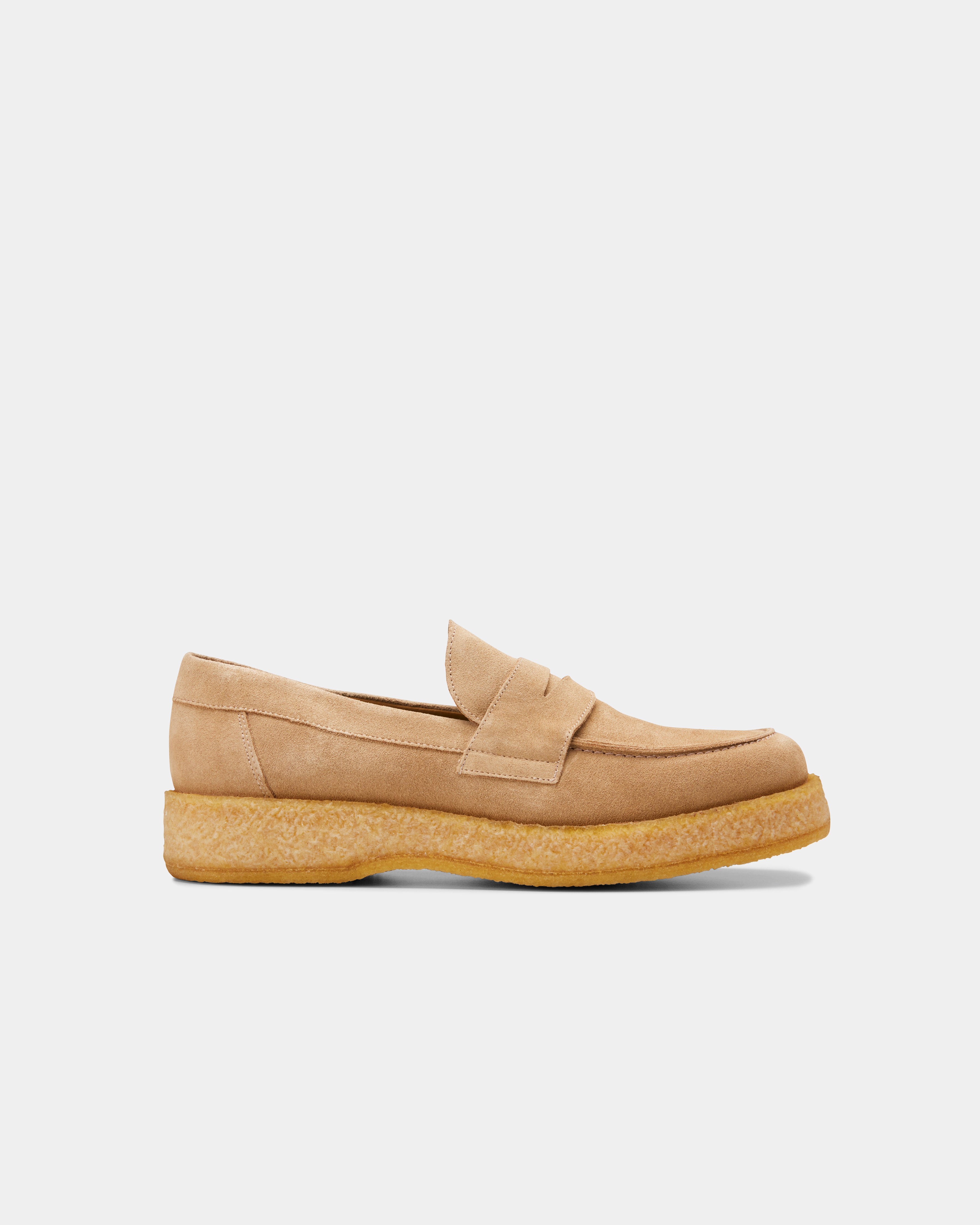 Women's Creeper in sand suede