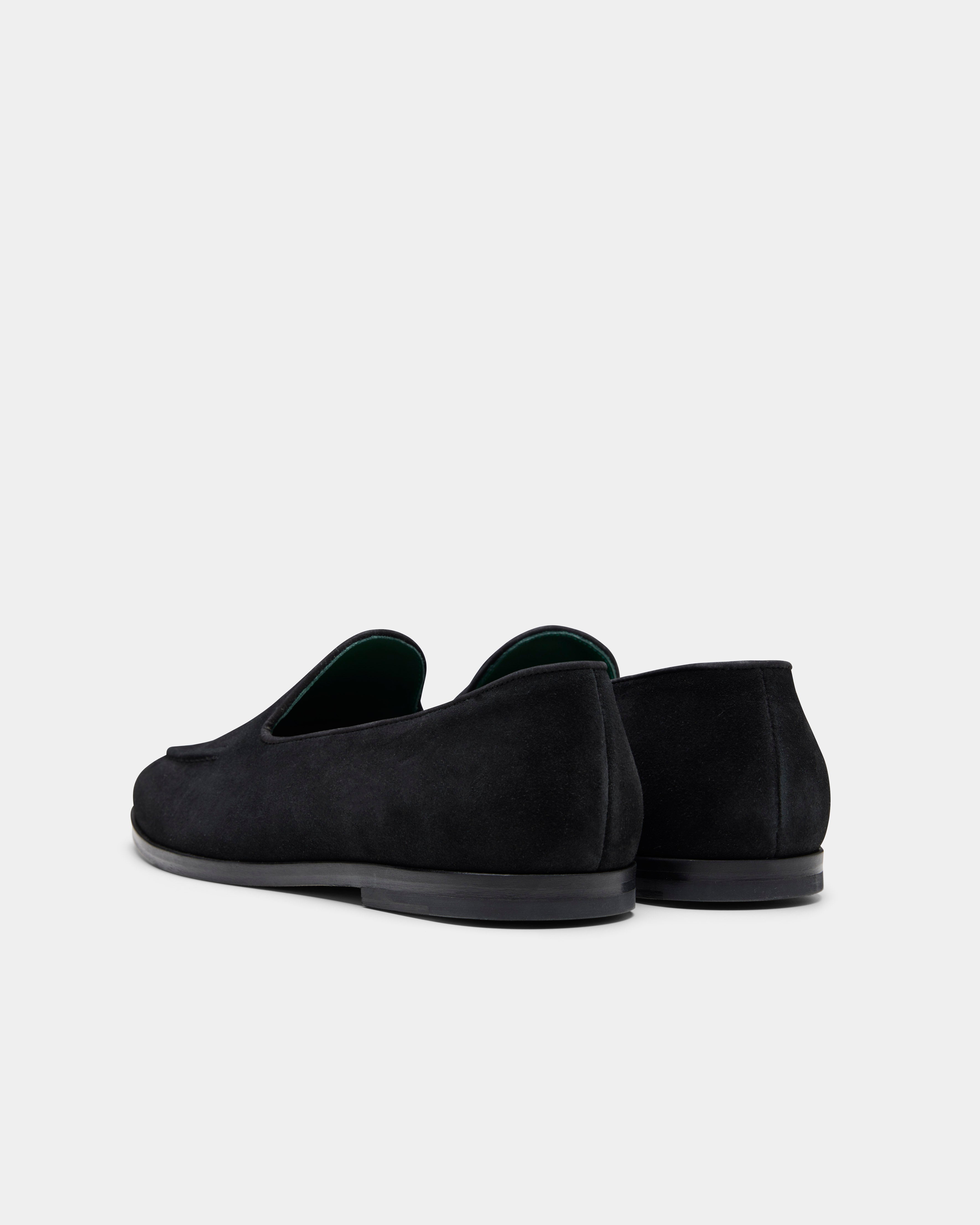 Marcel Black Suede from the back