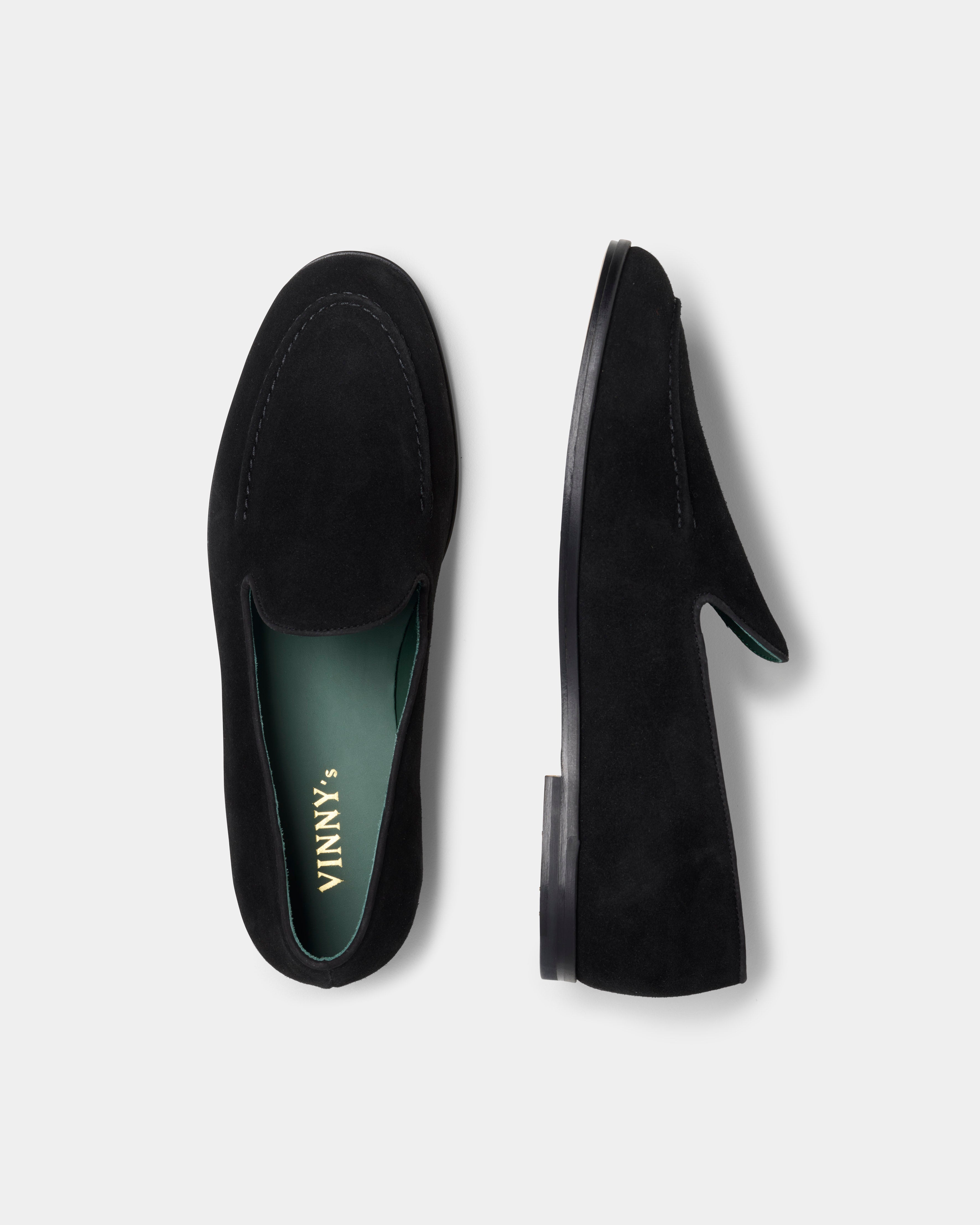 Marcel Black Suede from above