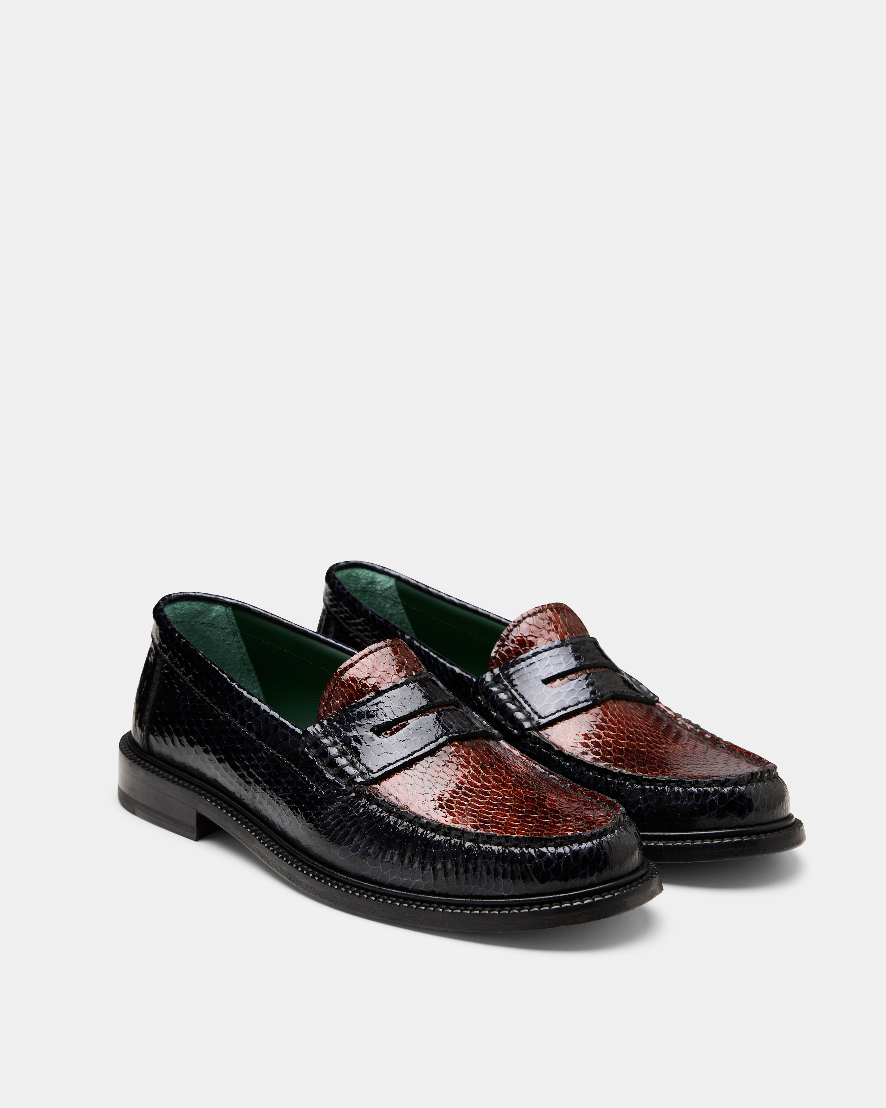 YARDEE TWO-TONE MOCCASIN LOAFER