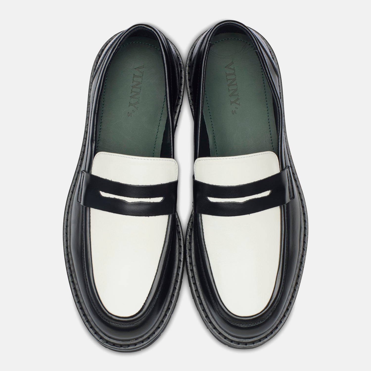 Mens two sale tone loafers