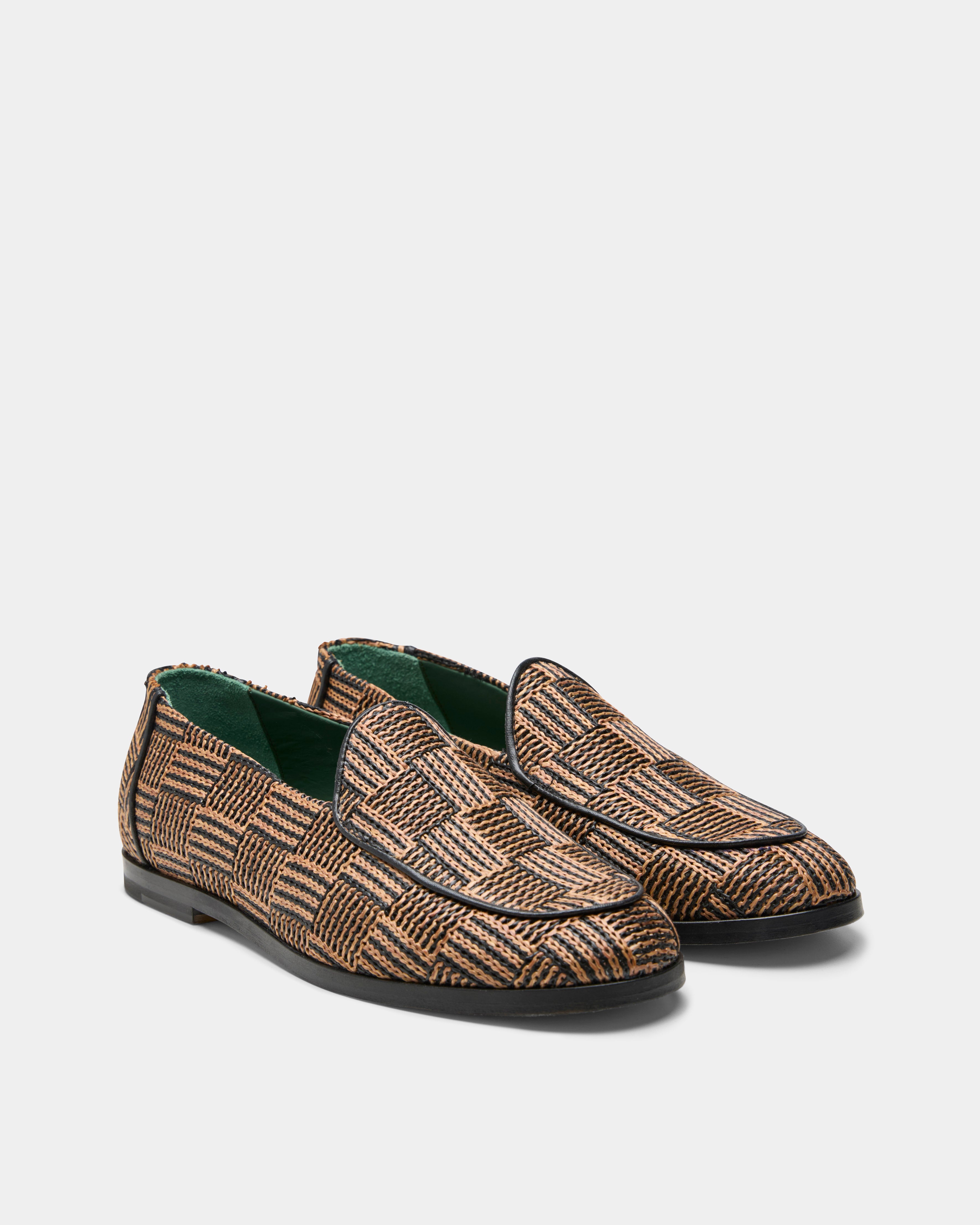 belgee raffia loafer 