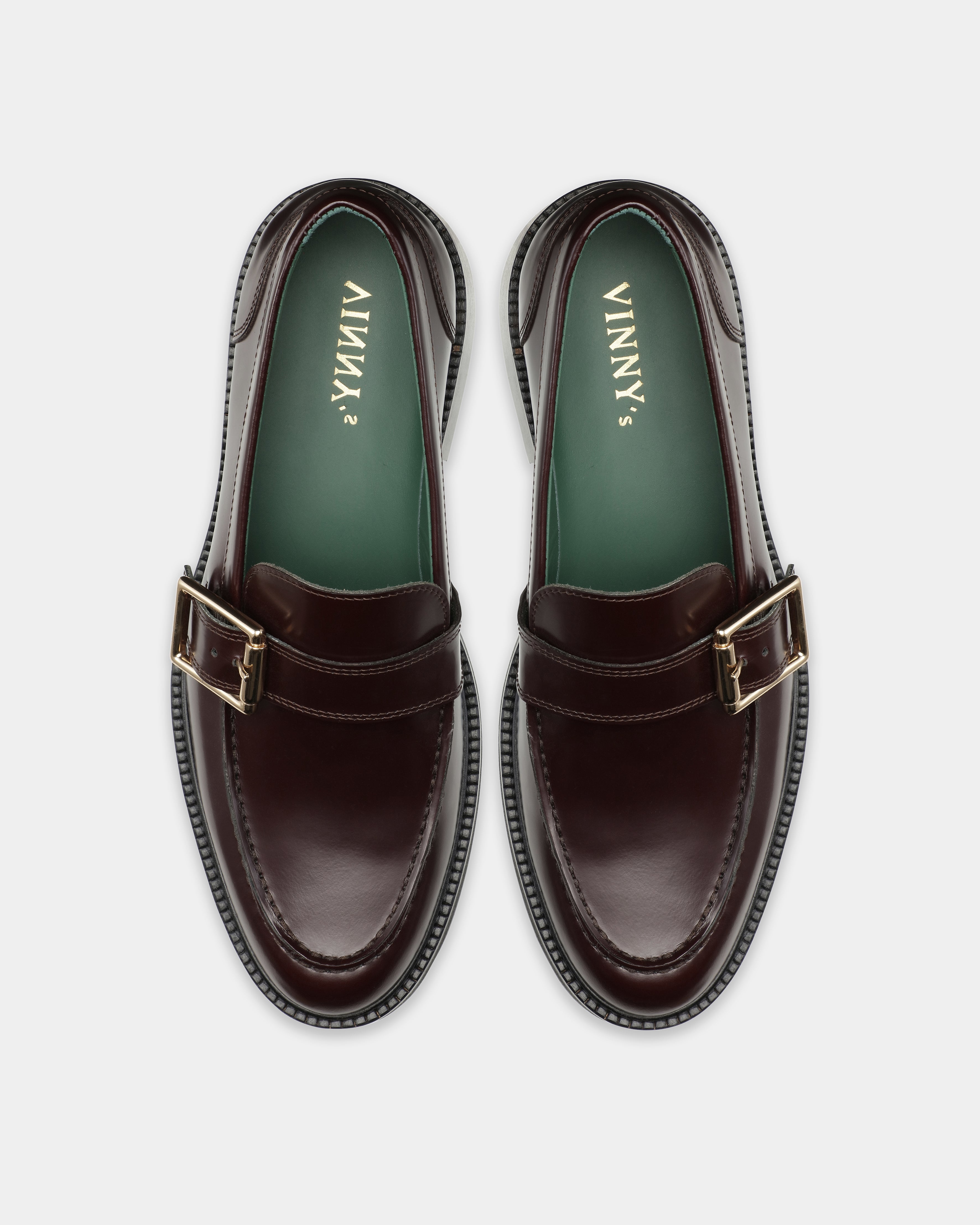 Heeled townee in burgundy for men