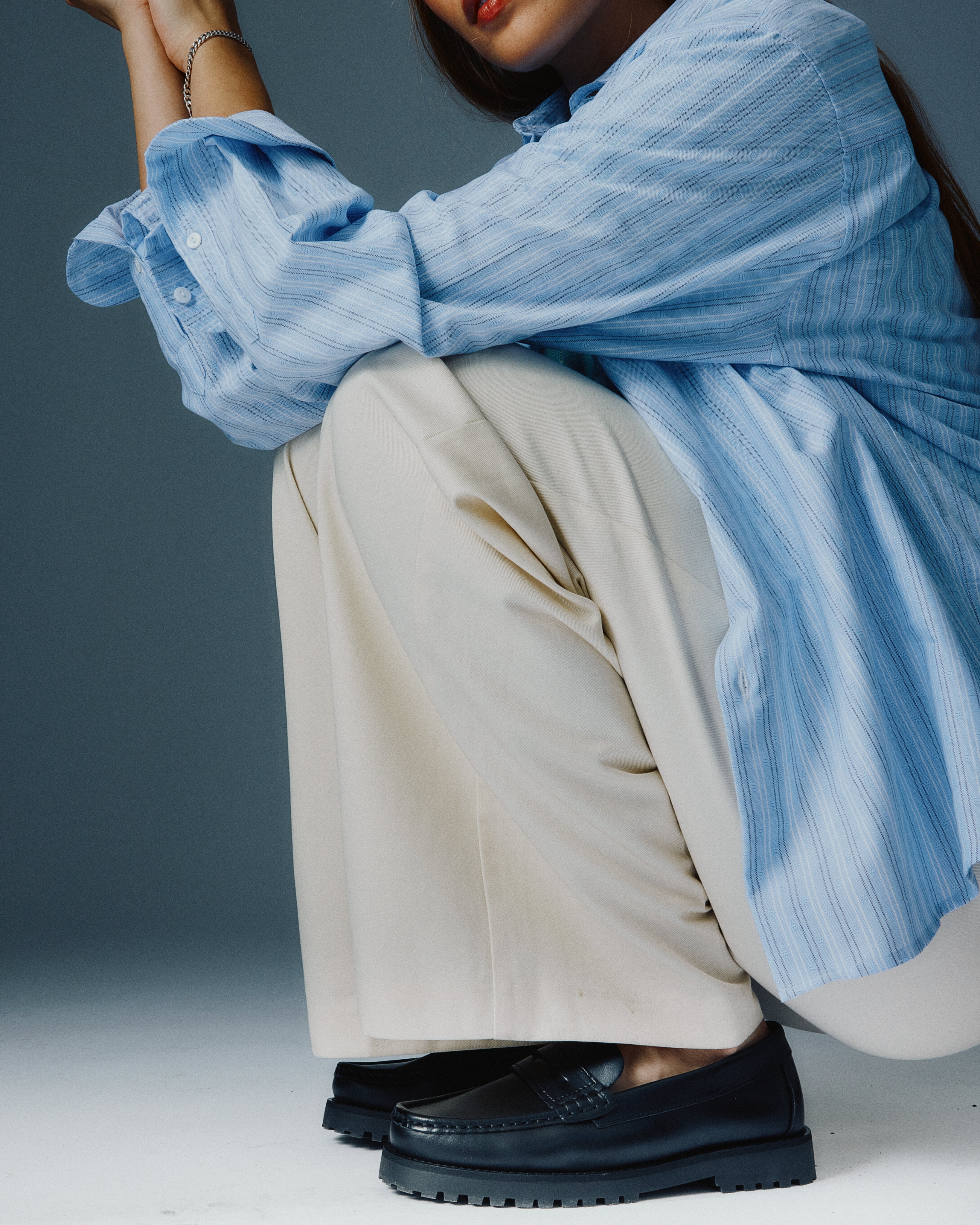 Lee loafer for women's on model 