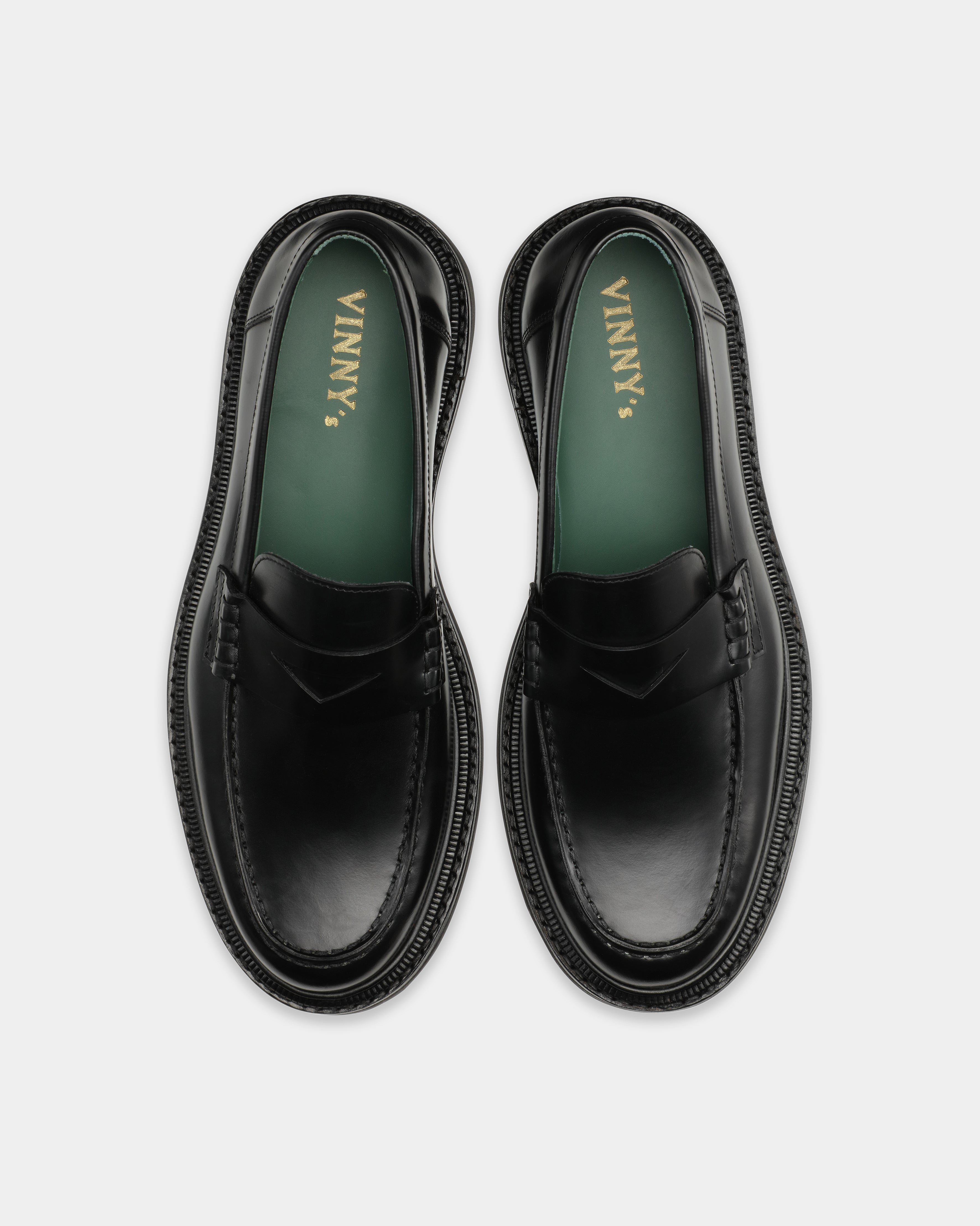 men's vinnee penny loafer in black