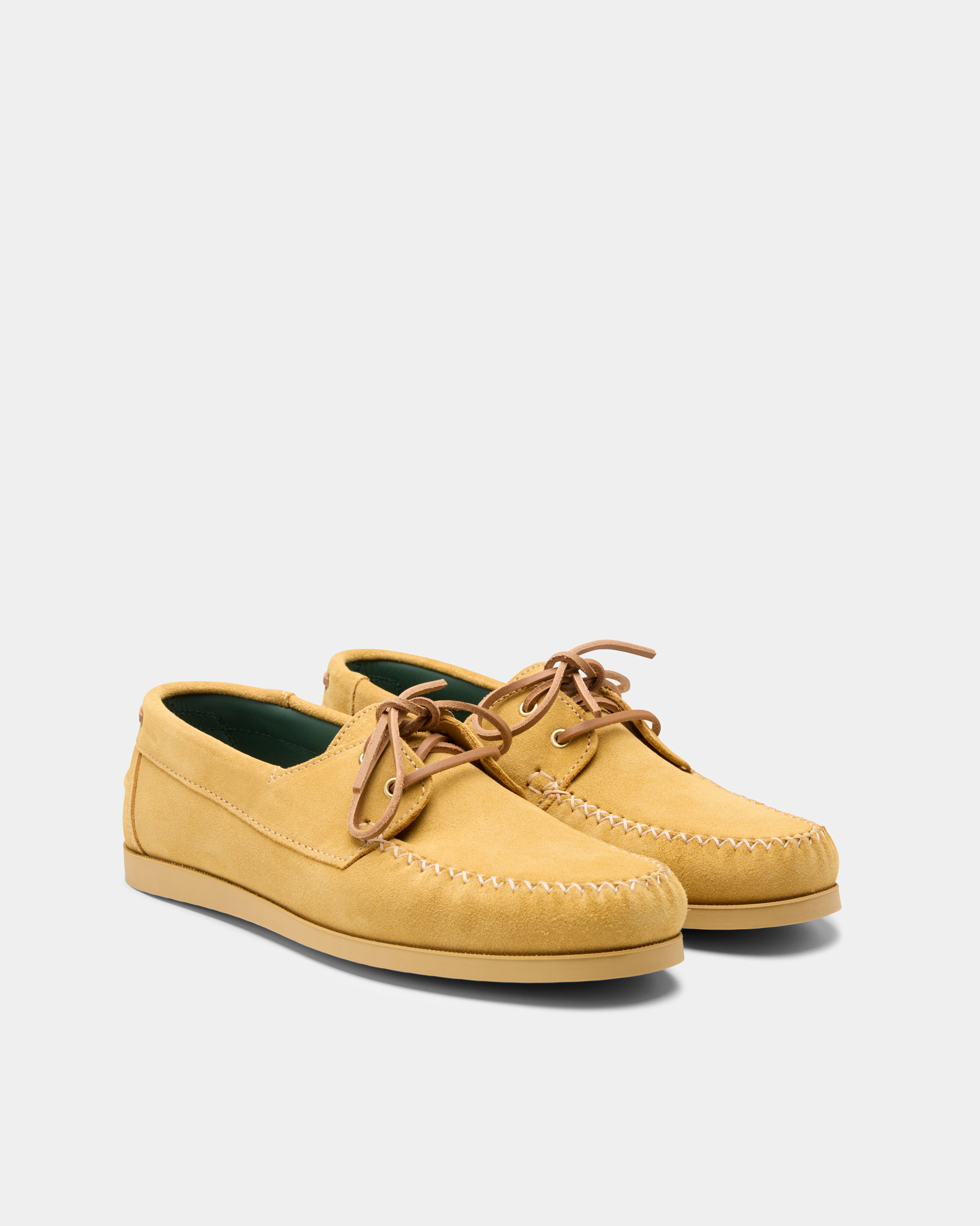 boatman in sand suede