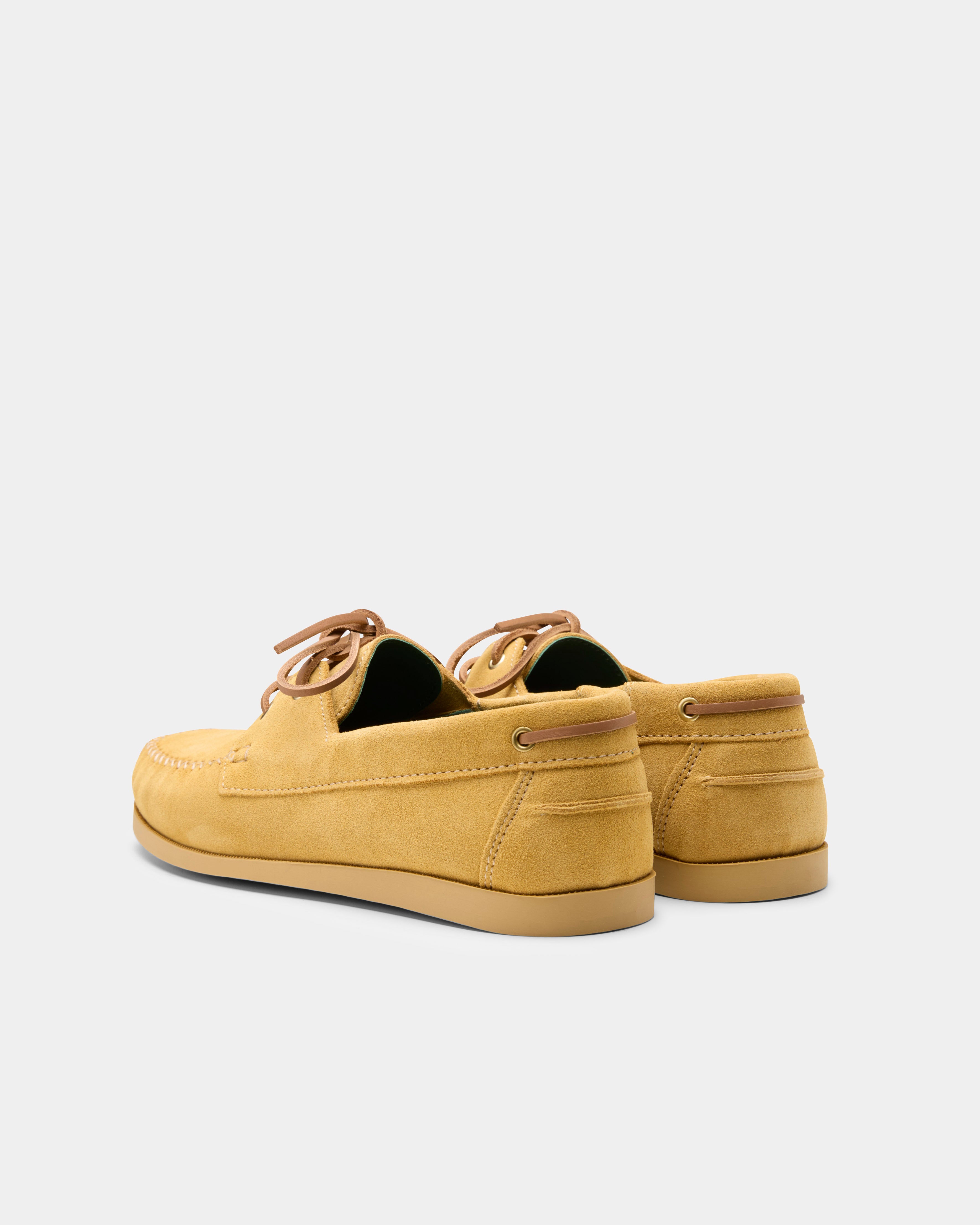 boatman in sand suede