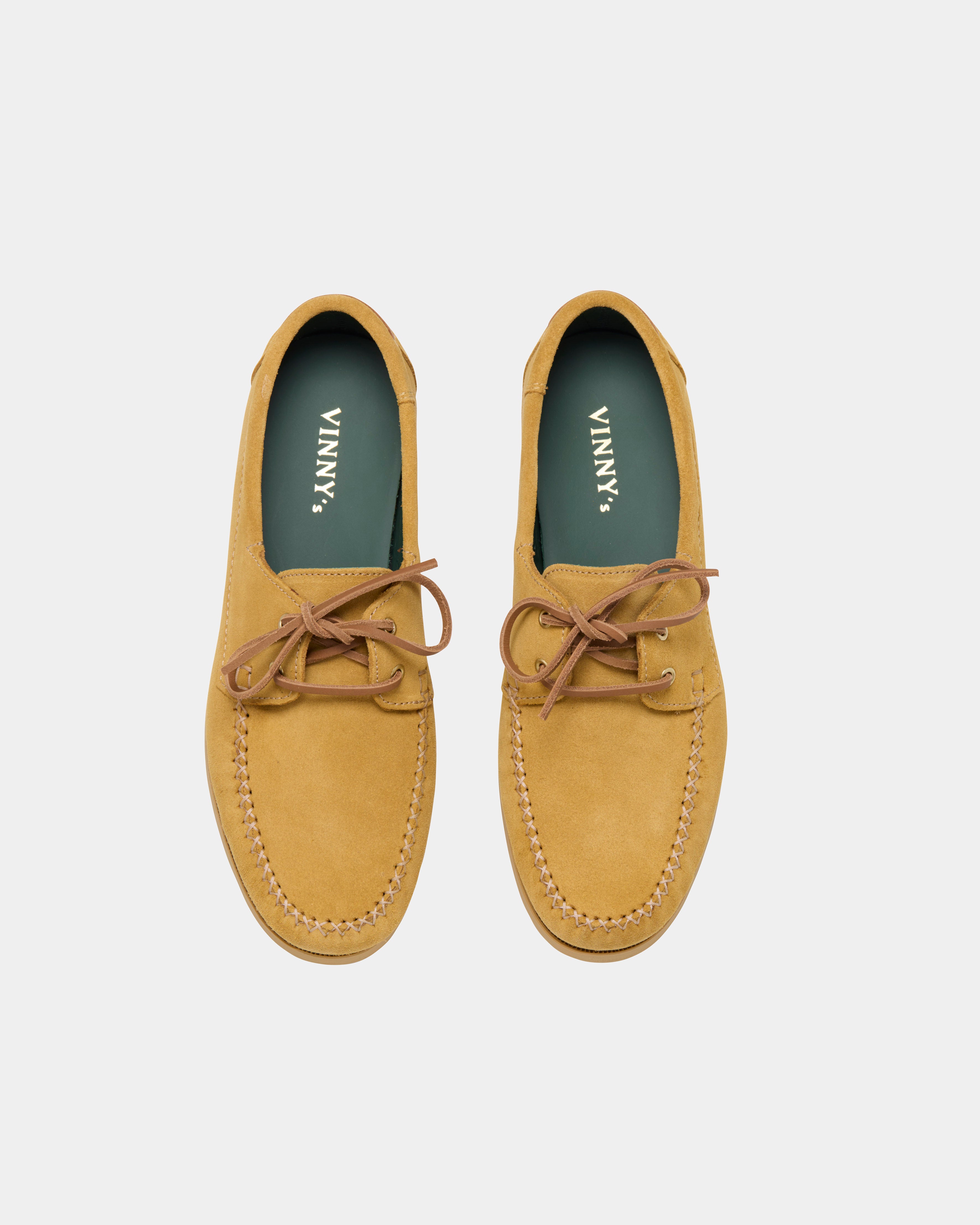 boatman in sand suede