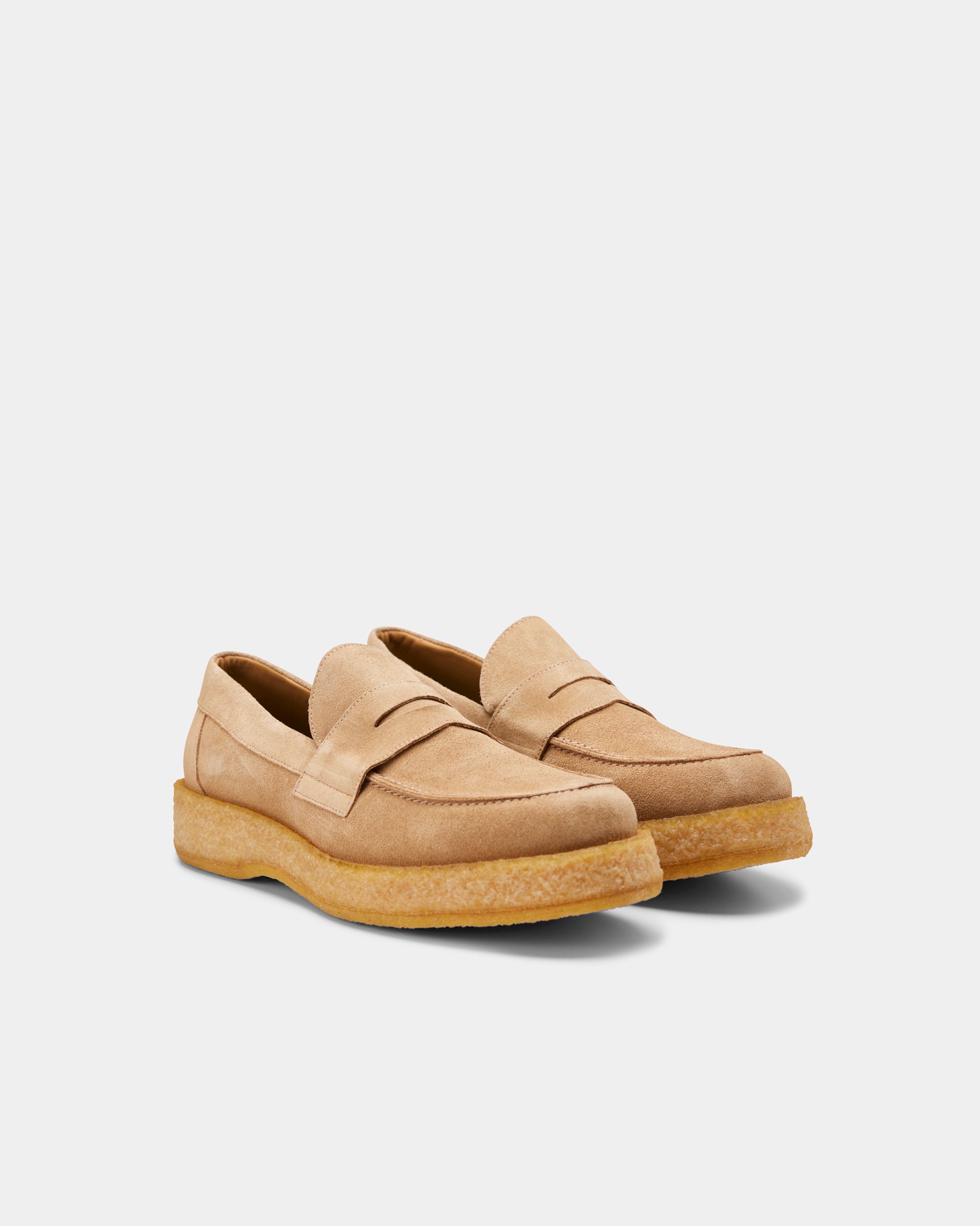 Women's Creeper in sand suede