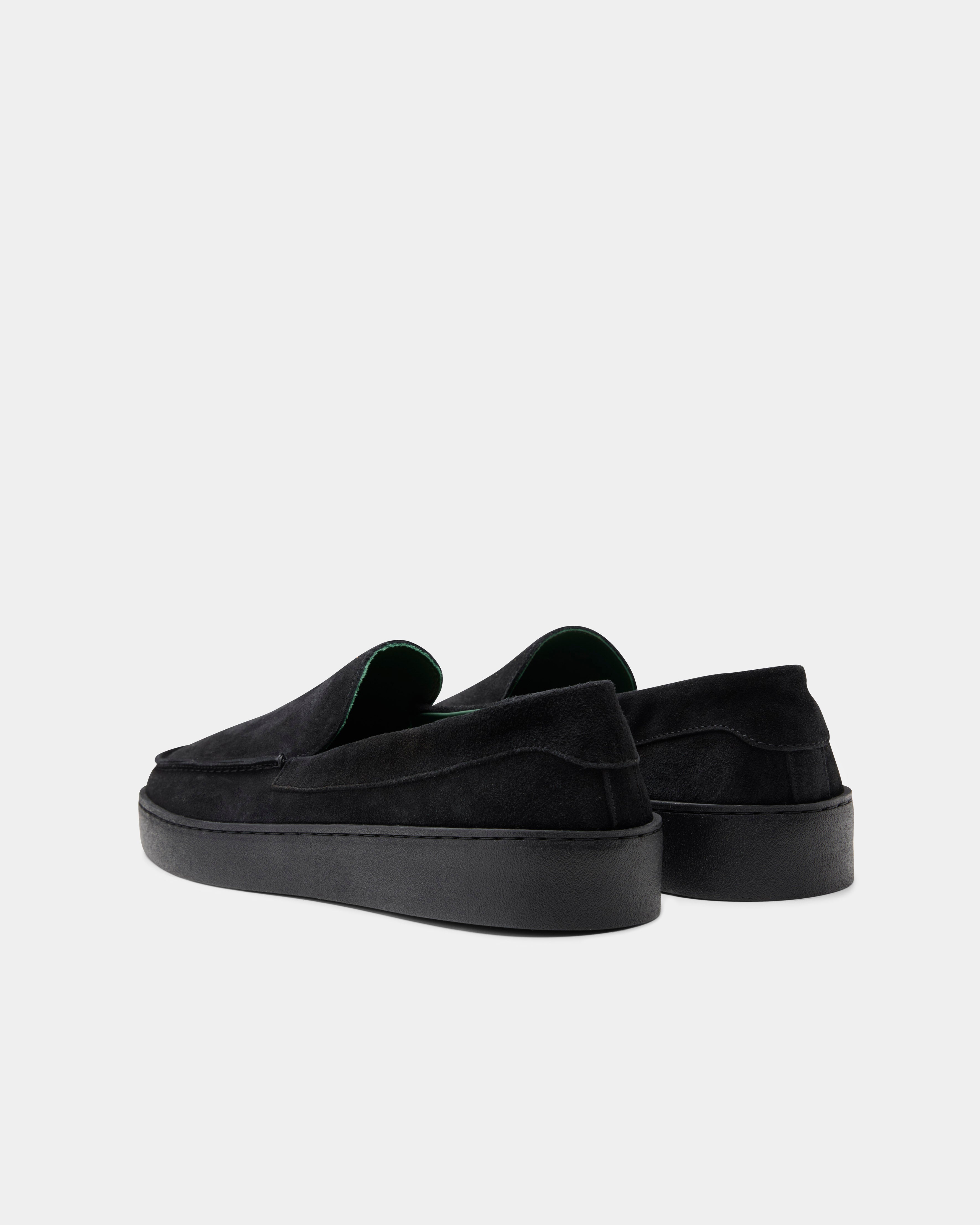 ezee in black suede