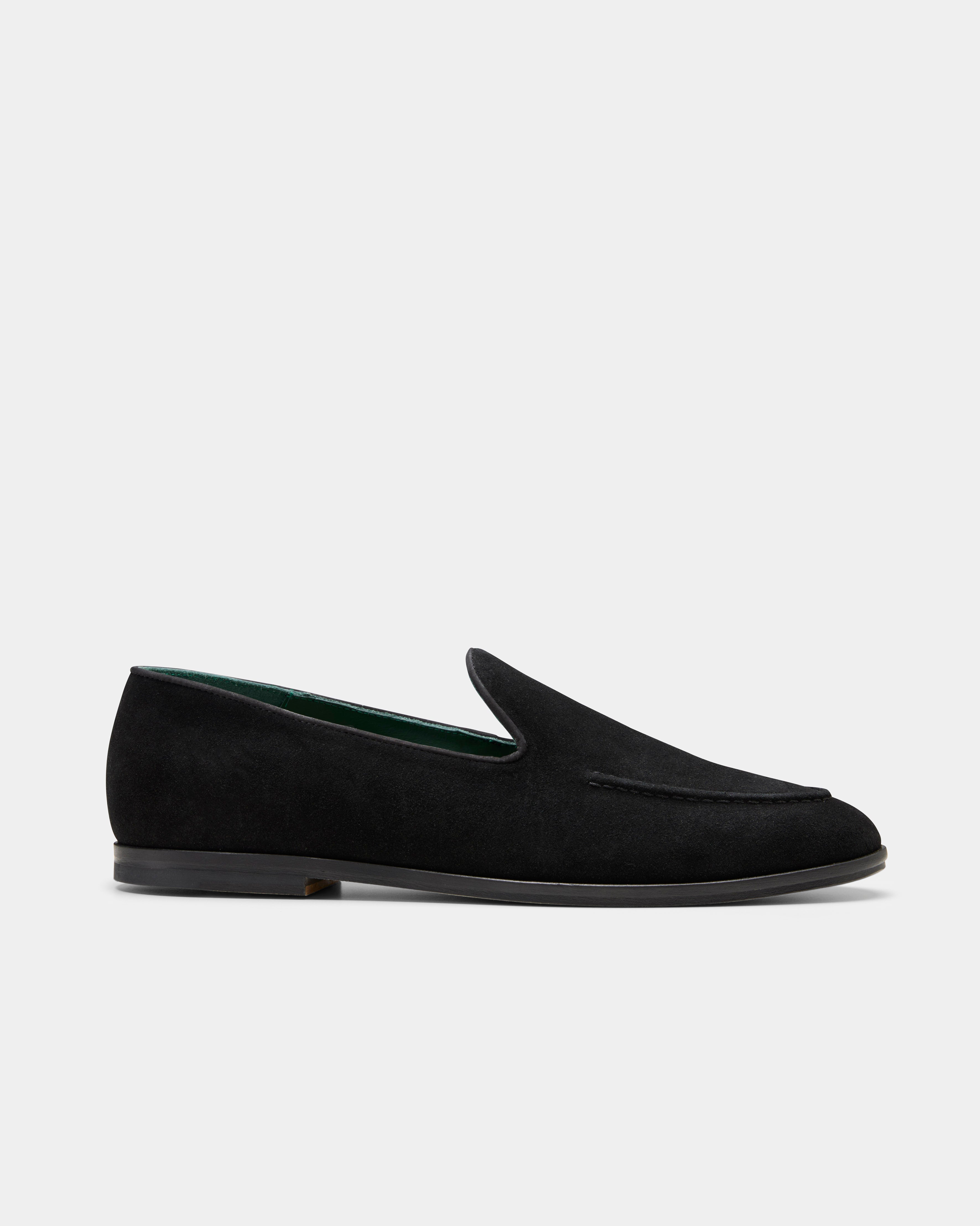 Marcel Black Suede from the side