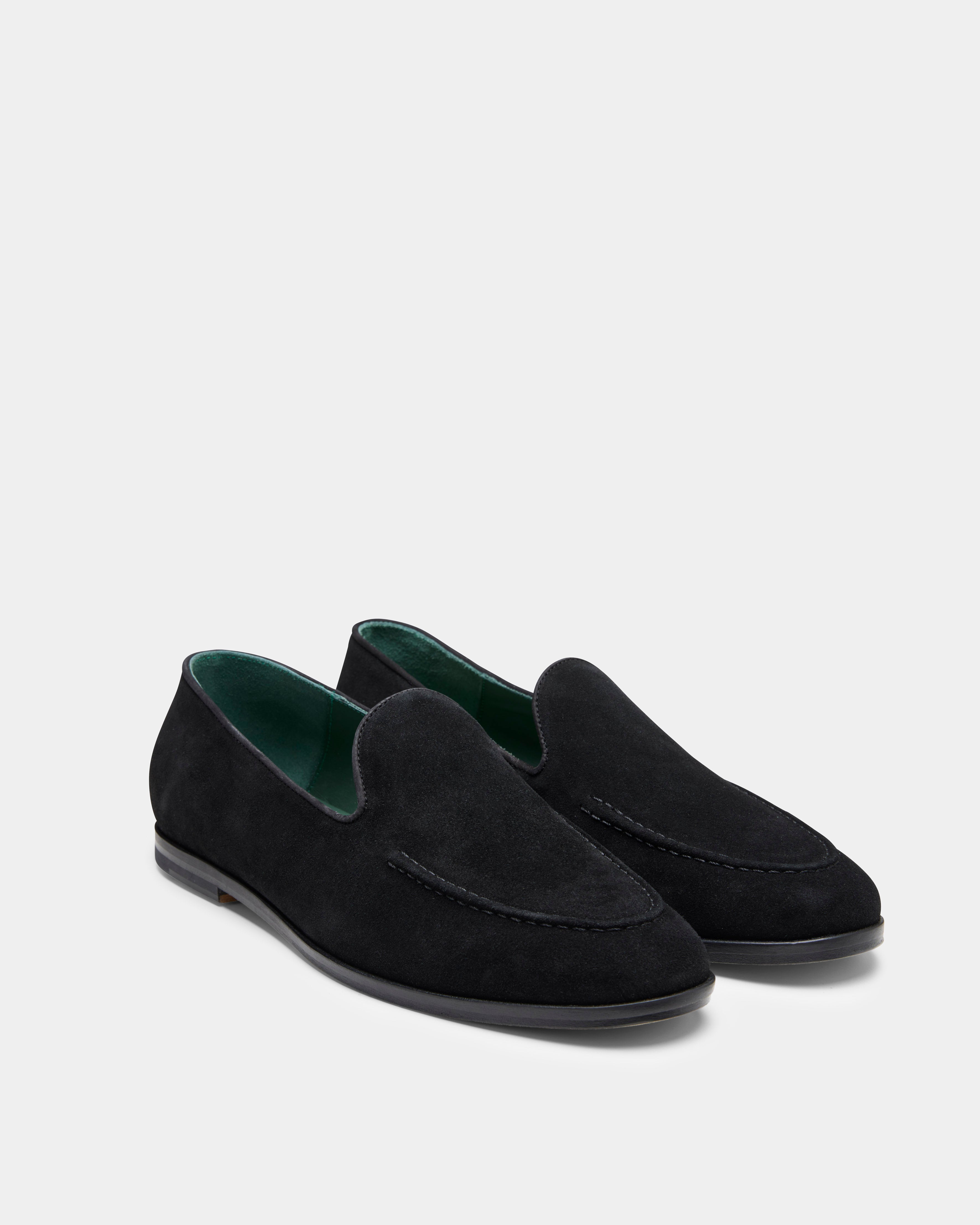 Marcel Black Suede from the front