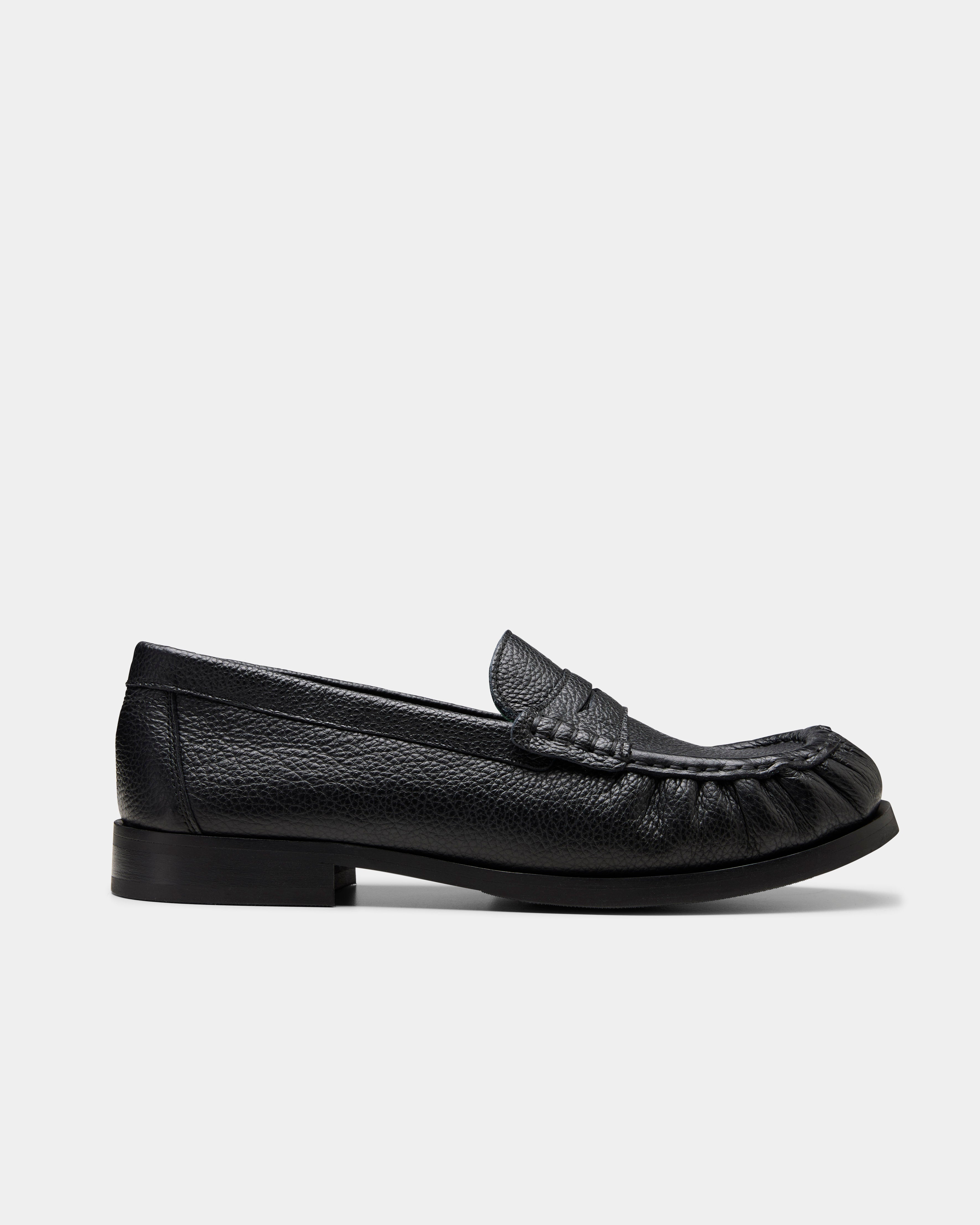 VINNY's - OGEE LOAFER IN BLACK CROCO