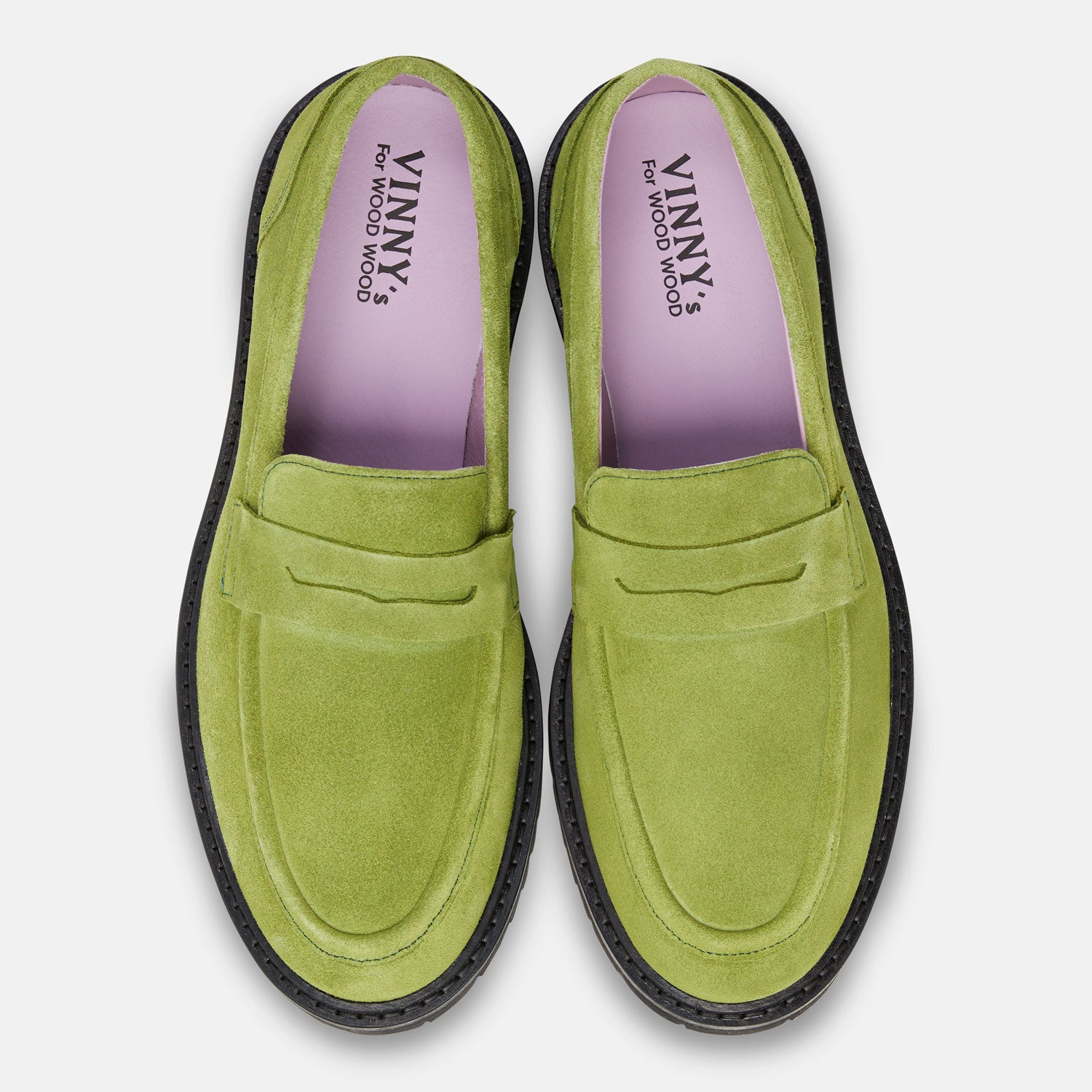 richee penny loafer in green