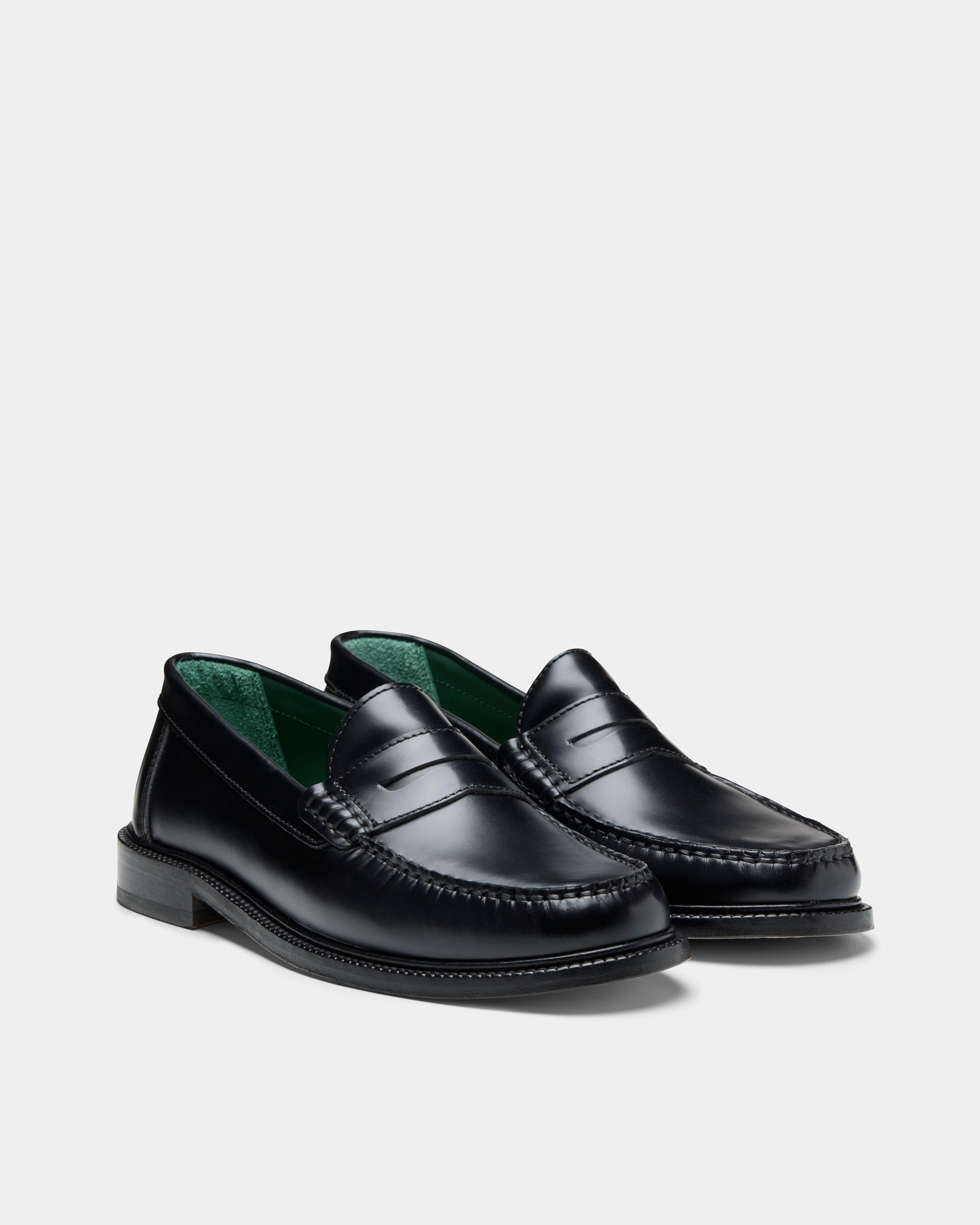 men's yardee mocassin loafer in black