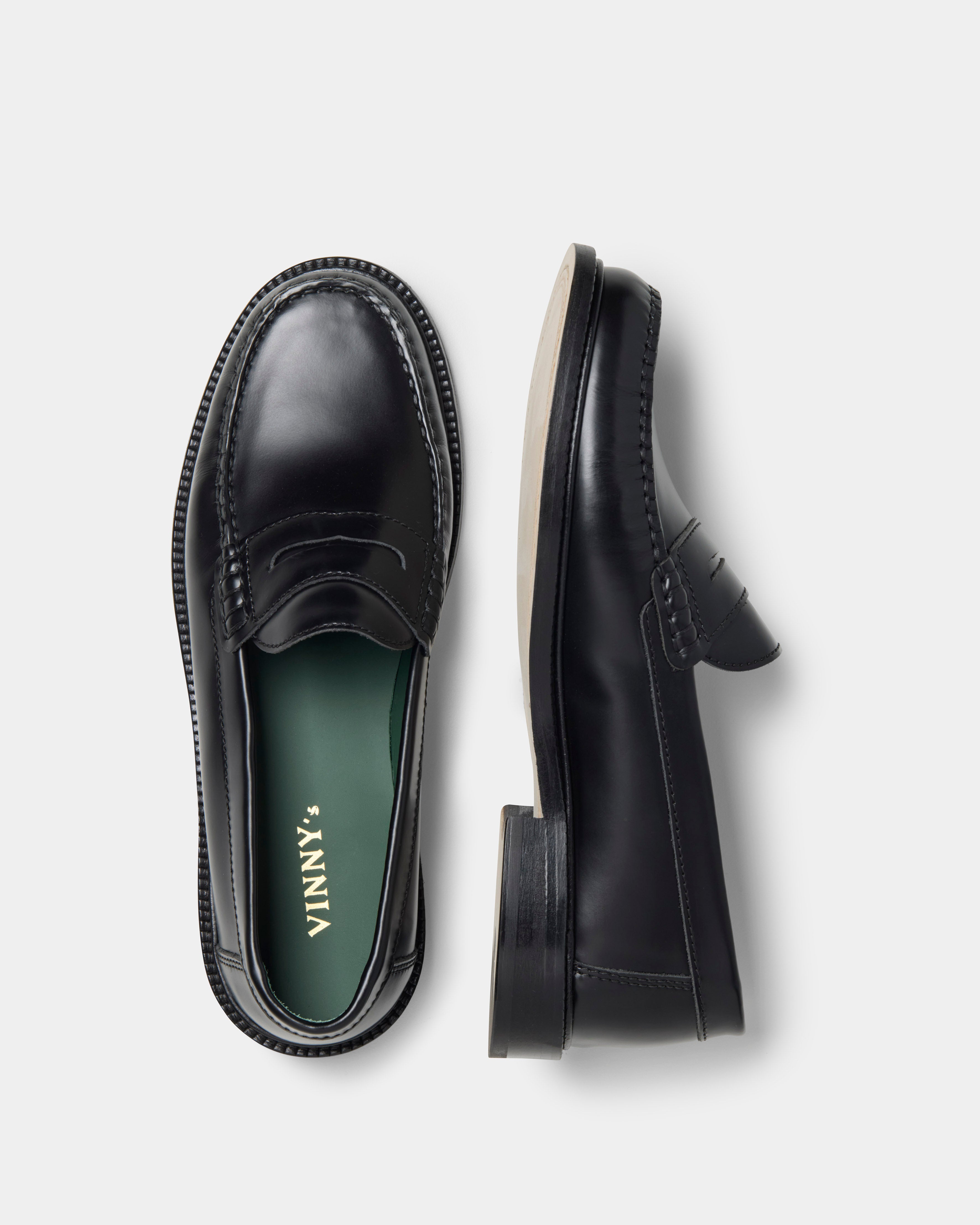 men's yardee mocassin loafer in black