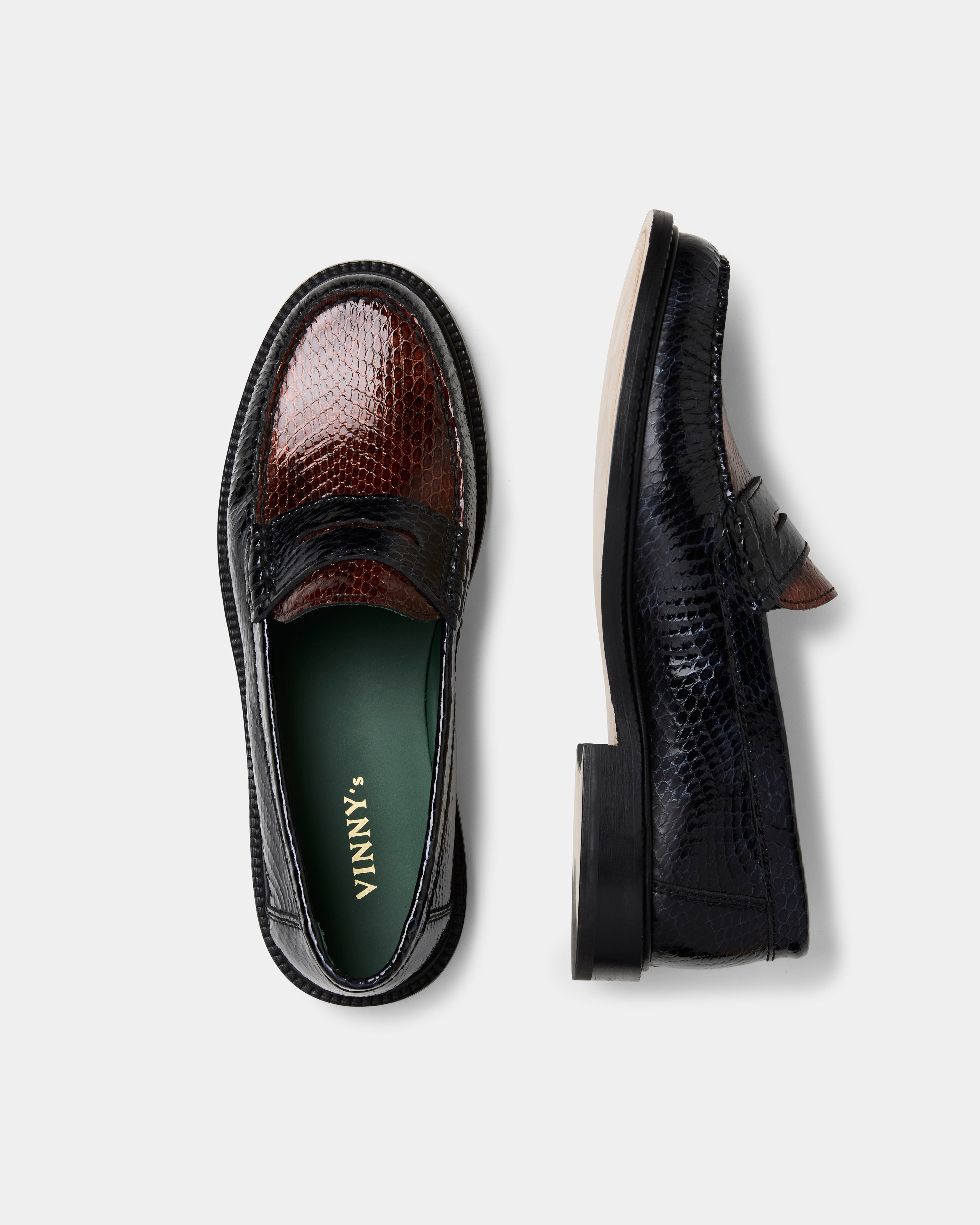 YARDEE TWO-TONE MOCCASIN LOAFER